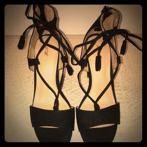 Lace up heels